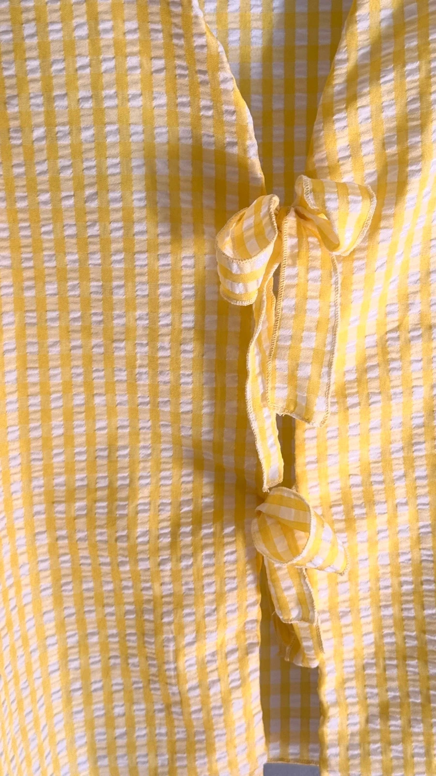 Mooie Korte Jas Trui Geruit Geel met Lint • XL-3XL • TNC39 – photo 3